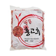 글로벌 냉동 홍고추 1kg, 1개
