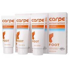 Carpe Antiperspirant Foot Lotion 카프페 땀 억제 풋로션 3팩, 3개