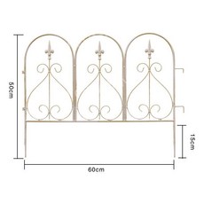 휀스 울타리 화단 마당 꾸미기 경계 펜스 정원, 고민 화이트 FGC-065