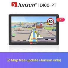 Junsun 7 "용량 성 자동차 GPS 네비게이션 자동차 네비게이터 FM 블루투스 유럽/러시아 무료지도 차량 gps 트럭지도 토 nav, Without Bluetooth_1