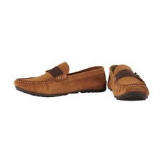 BARBOUR MEN'S BARBOUR BURNS LOAFERS 039105 / MFO0603 Cognac Suede