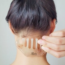 무탈 두피 괄사 마사지 마사지기 빗, 1개, 그린
