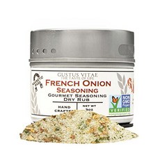 French Onion Seasoning - Authentic Artisan Gourmet Spice Mix - Non GMO Project Verified - All Natura