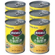 리치스 홀 커널 스위트콘 425g 6개