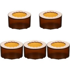 POPETPOP 햄스터 화장실모래 5pcs 화장실 욕조 쥐 투명 은신처 집 목욕통 욕실 모래 기니 돼지 Q1624520, 14.5X14.5X9.3CMx5pcs, Coffeex5pcs, 5개