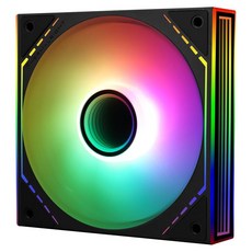 써멀라이트 TL-M12R-S CPU ARGB 팬 120mm 케이스 쿨러 팬 ARGB S-FDB 베어링이 있는 4핀 PWM 커넥터 사일런트 컴퓨터 팬 데스크톱 냉각 반전 팬에는