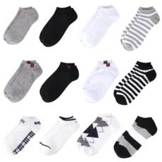 스트라이프양말발목