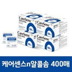 에프에이 케어센스 알콜솜 알콜스왑 400매(100매 4통), 1개 - 케어센스알콜스왑100매