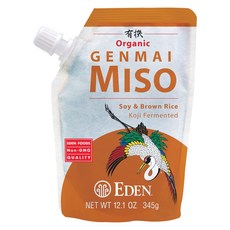 Genmai Miso Organic Soy Bean/Brown Rice 12.1 oz Pkg, 1개