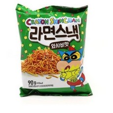 짱구 라면스낵 와사비맛, 90g, 12개