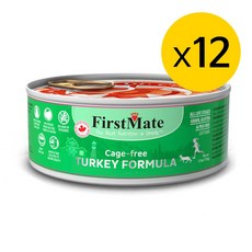 퍼스트메이트 그레인프리 고양이캔 칠면조 156g x12캔, 단품