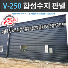 합성수지골판 외장재 V250 지붕재 외벽재 PVC골판 파고라 축사 판넬 휀스 징크 지붕자재, 스카이블루, 1개