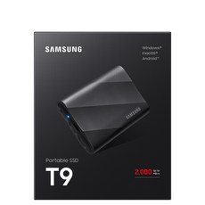 삼성 직수입정품 T9 1TB ~ 4TB 포터블 외장 SSD Windows Mac 호환 2TB 상품 이미지