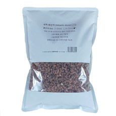 양평에코팜 세척 송이 화산석 붉은색 중립(6~10mm) 2.5kg 1개