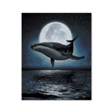 led보석십자수고래