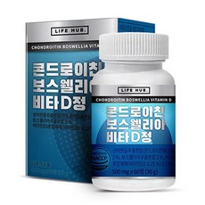라이프허브 콘드로이친 보스웰리아 비타D 500ml, 60정, 6개
