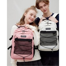 질 바이 질스튜어트 악세서리 19FW 핑크 메쉬포켓 로고 3단 백팩 JLBA9F732P2