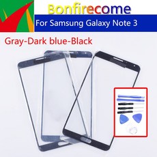 N900 터치 스크린 삼성 갤럭시 노트 3 참고 3 n900 n9005 n900f SM 900F n9002 n9000 lcd 전면 외부 유리 터치 스크린 렌즈, 1개, Black-No tool^0