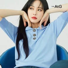 [오플]더엣지 SS 워셔블 버튼 카라니트 4종 리뷰후기
