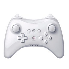 닌텐도조이콘 철권조이스틱 Wii U Pro 컨트롤러 용 Nintend 용 WiiU Pro U 게임 패드 용 USB 클래식 듀얼 아날로그 블루투스 무선 리모콘, 하얀, 협력사