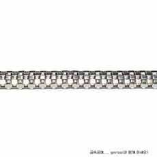 미터체인/망사체인 (#240 247) (Mach Chain) 2.5 x 1.5mm, 1개