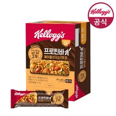 켈로그 프로틴바K 헤이즐넛 & 다크초코 12p, 480g, 1개