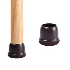 의자 다리 보호 캡 두꺼운 실리콘 가구 발 커버 나무 바닥 스크래치 패드 16, [01] S Fit for 14-19mm, [02] A Dark Brown, 16개