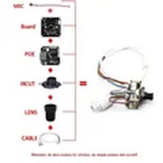 ONVIF NETIP 인체 모션 감지 P2P 클라우드 레이더 4MP FH8852V201 GC4053 IP 카메라 모듈 보드 IRcut M12 2560x1440, with 48V PoE Board, 3.6mm, 1개
