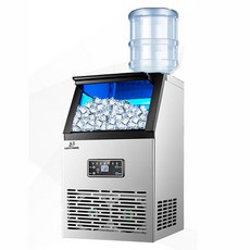 전자동 대형 아이스 메이커 상업용 밀크티 샵 소형 바 카페 100kg 24H 제빙기 110V 220V, 03 220v