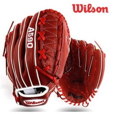 윌슨 A590 야구글러브 11.75인치 올라운드 동호인 캐치볼 입문용 wilson야구용품, 1개