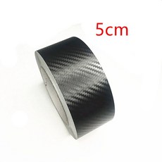 3D 탄소 섬유 자동차 스티커 DIY 접착제 보호 스트립 자동 도어 씰 사이드 미러 스크래치 방지 테이프 방수 필름, 5cmx300cm, 5cm x 300cm