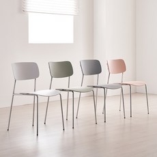 트로이헤일 인테리어 디자인 카페 식탁 의자, 핑크