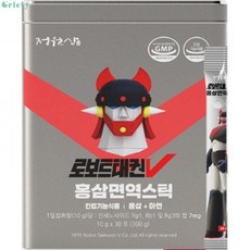 [정원삼] 로보트태권V 홍삼면역스틱 태권브이 홍삼 아연 7대기능성