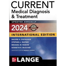 Current Medical Diagnosis and Treatment 2024 63/E (IE), McGraw-Hill