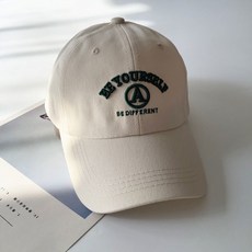 구우스 BE YOUR SELF 심플 레터링 볼캡