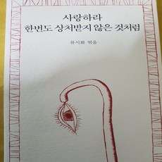 사랑하라 한번도 상처받지 않은 것처럼/.오래된미래(중고상)