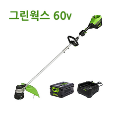 그린웍스60V 충전 분리형 예초기(5.0Ah배터리+충전기), 1개