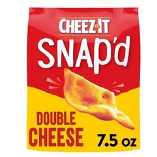 [미국직배송]치즈잇 스냅 더블 치즈 크래커 1개x212g Cheez-It Snap'd Double Cheese Crackers, 1개, 212g