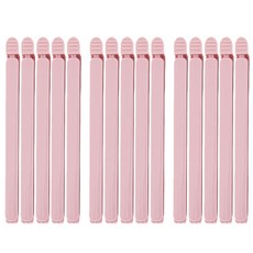 파인스 스틱형 밀폐 봉지 집게, 15개, 핑크
