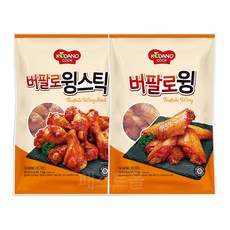 조흥 코다노 버팔로윙 + 버팔로윙스틱 세트, 1세트, 2kg
