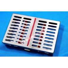 10개의 기구용 독일 스테인레스 1 치과 카세트 랙 트레이 박스:, 1