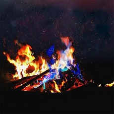 불멍가루 매직파이어 레인보우 감성캠핑 갬성오로라 무지개불꽃 놀거리 재료 컬러풀, 10g(5+1)