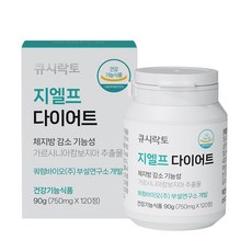 [큐시락토 지엘프 다이어트] 서울대 교수 연구진개발 가르시니아 갈락토스발효추출물, 1개, 120정