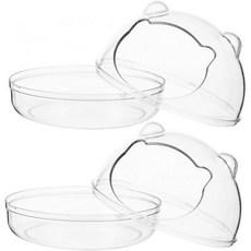 LIOOBO 햄스터 화장실모래 리오보 2pcs 욕실 변기 액세서리 화장실 친칠라 부품 모래 욕조 반려동물 목욕 플라스틱 모래를 사용하세요 Q1624877, Medium, As Shown, 2개