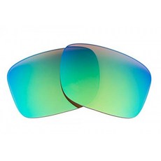 LenzFlip 편광 렌즈 Oakley Holbrook OO9102 용 - 미국에서 제조 : 여러 옵션 (갈색 편광 w / 녹색 미러) Len