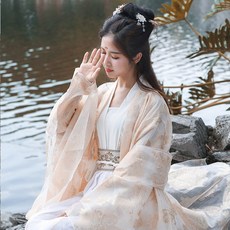 코스프레 의상일상한복 개량 중국풍 고풍의 선녀 하늘하늘 청초하고 클래식한 당풍 코스프레 선협복