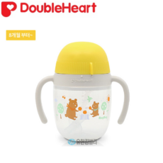 더블하트빨대컵