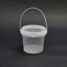  손잡이 버킷 쿠키 통 구디백 선물 마카롱 케이스 포장 용기 페일 간식 365ml 300개 