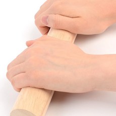 원목 밀대 칼국수 반죽 제빵 베이킹 홍두깨 롤링핀 만두 미니, 사이즈, 1개