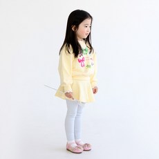 [12시전주문 오늘출발] 메르시보꾸 아동용 리봉봉치마상하 키즈 주니어 치렝스세트 SS24A27